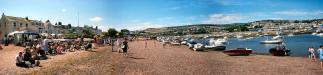 Half-panorama of Shaldon and Teignmouth
