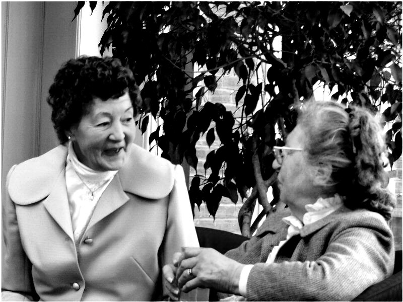 Auntie Joan and Auntie Phyllis