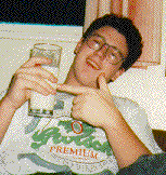 Marc drinking milk