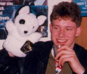 Matt and his puppet